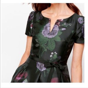 RSVP by Talbots  floral print Jacquard dress